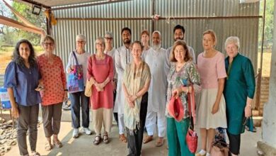 Indian Tour: Delegation from Australia visited the garden and understood the process of art