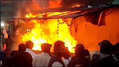 Horrific Fire Breaking: A massive fire broke out in a kerosene shop…fire brigade on the spot…see horrifying back 2 back VIDEO